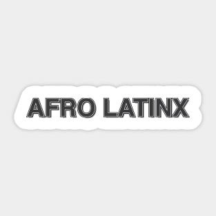 Afro Latinx Sticker